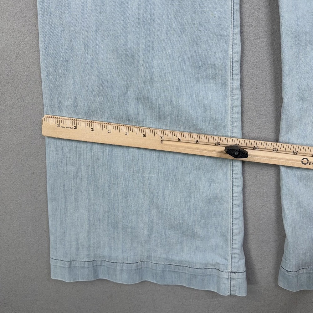 Vintage Seven For All Mankind Jeans Womens 26 Wide Leg Baggy Flare Denim USA Y2K - Picture 13 of 16